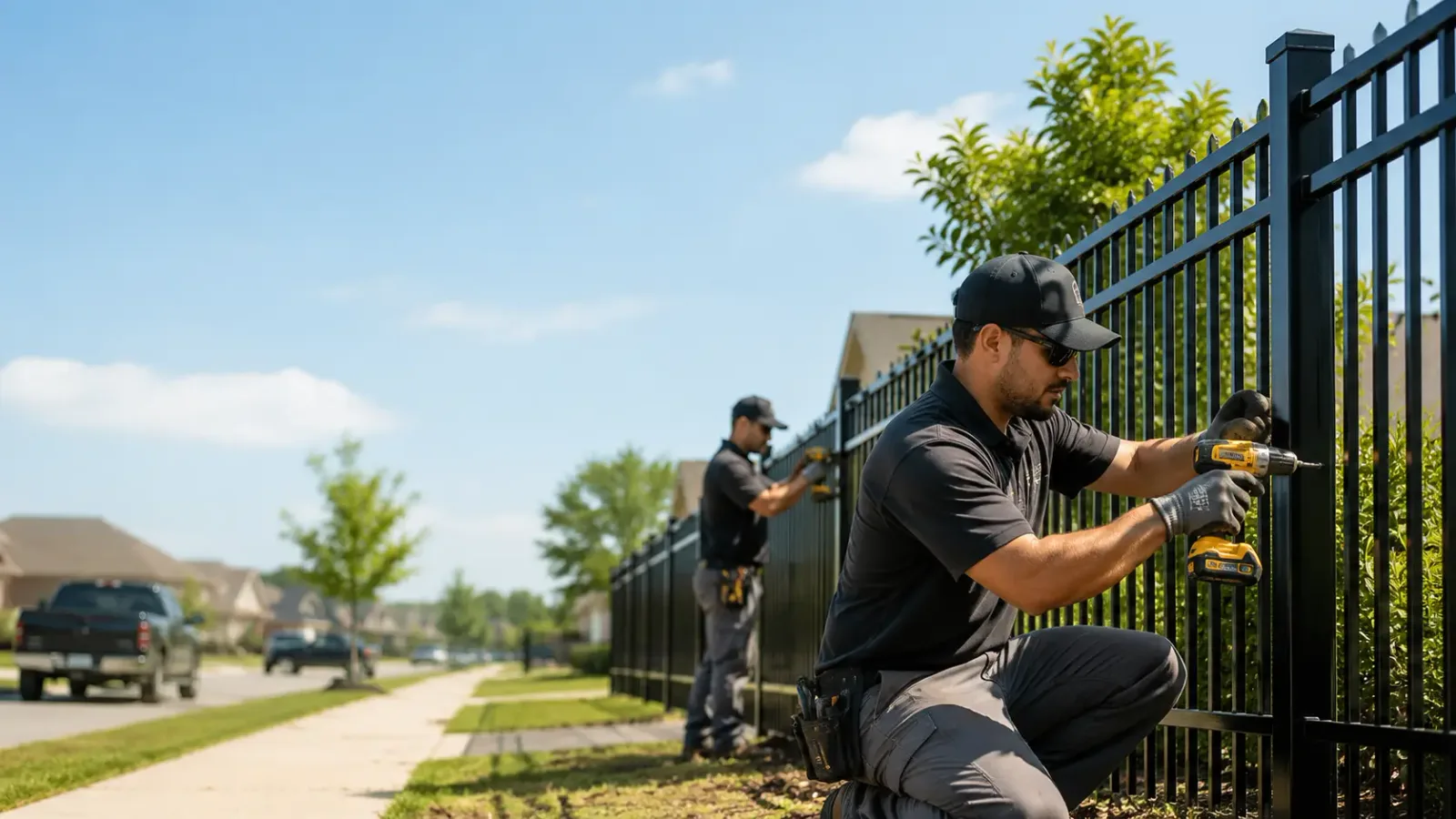 Metal Fence Installation in Enfield, CT